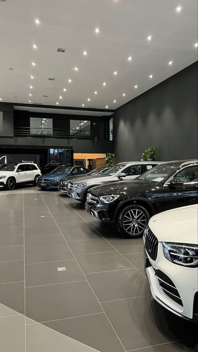 Premium dealership showroom